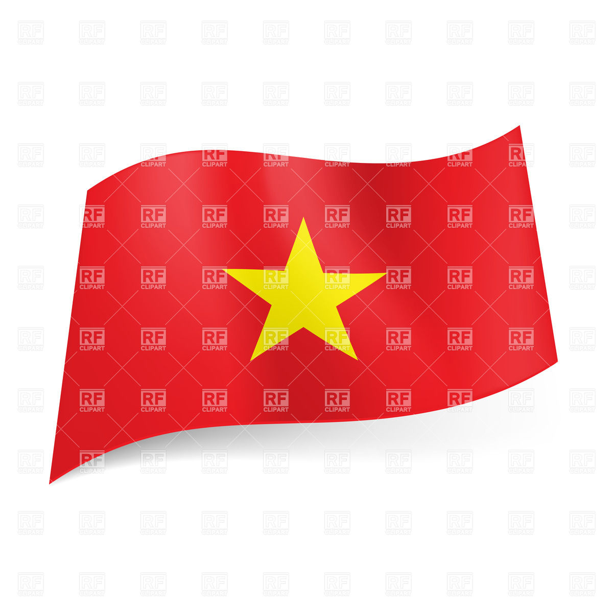 1200x1200 National Flag Of Vietnam Vector Image Of Signs, Symbols, Maps