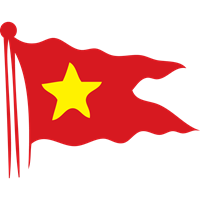 200x200 Vietnam Flag Logo Vector