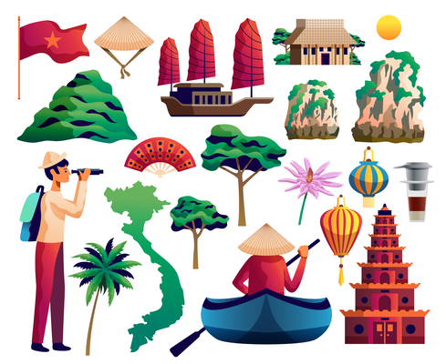 489x400 Vietnam On Curated Vector Illustrations, Stock Royalty Free Images