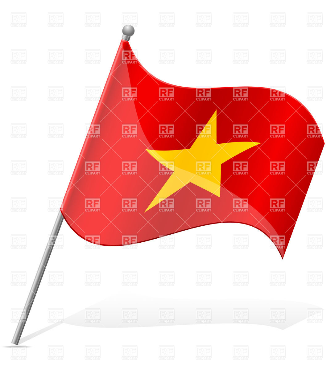 1086x1200 Wavy Flag Of Vietnam Vector Image Of Signs, Symbols, Maps