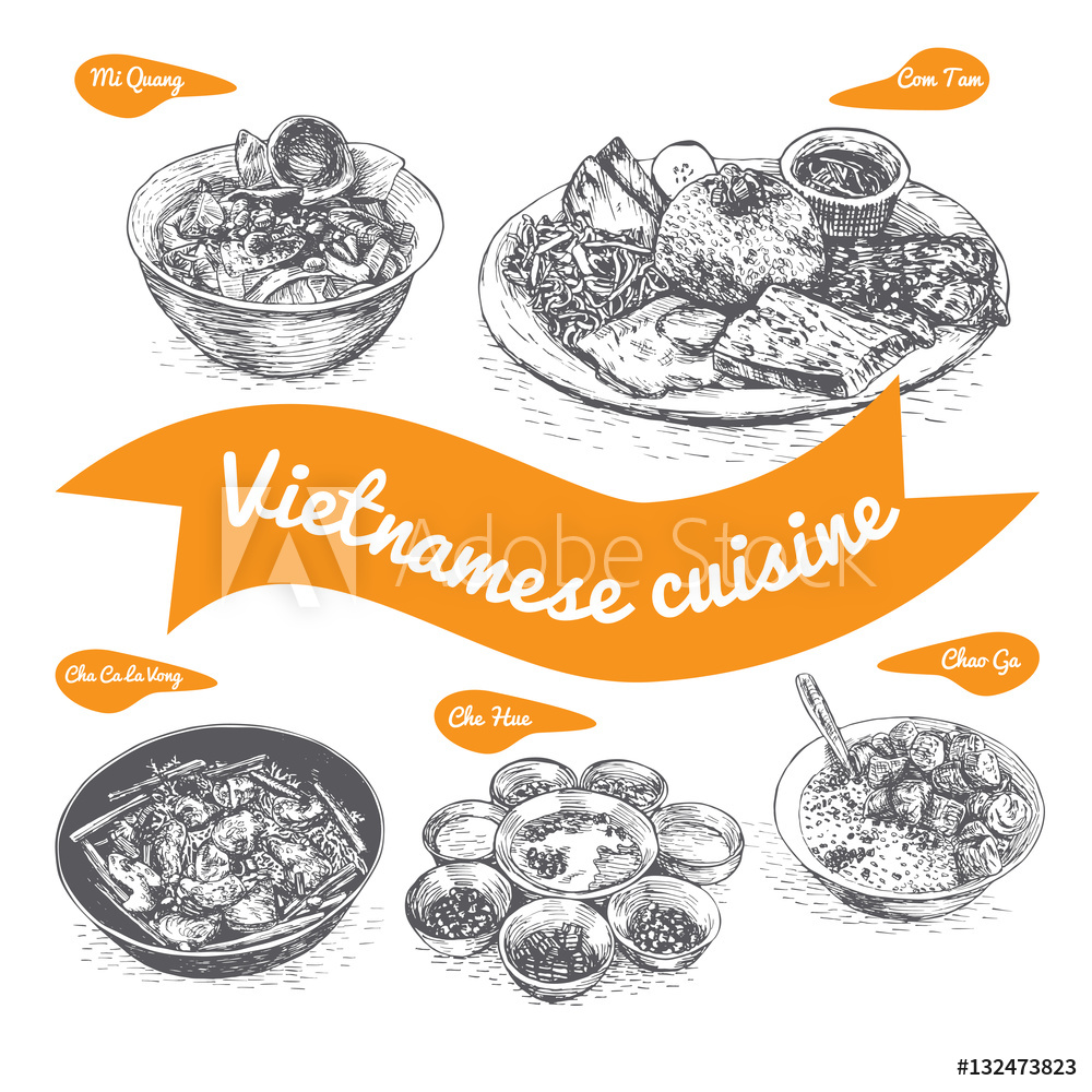 1000x1000 Photo Art Print Monochrome Vector Illustration Of Vietnamese