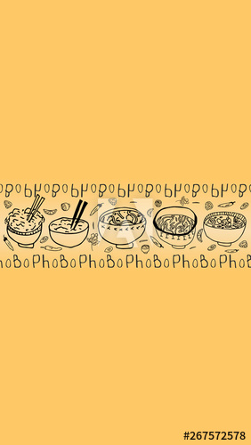 Pho Bo Vietnamese Traditional Beef Soup Vietnam Cuisine Vector 282x500 Pho Bo Vietnamese Traditional Beef Soup Vietnam Cuisine Vector