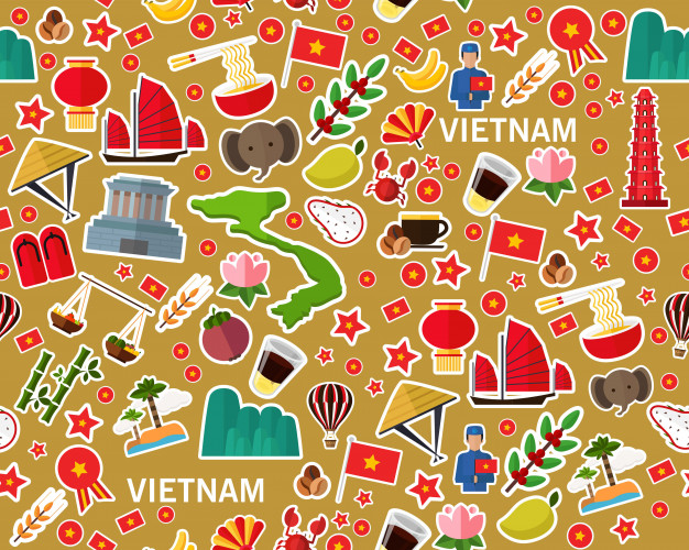 Vector Flat Seamless Texture Pattern Vietnam Vector Premium Download 626x500 Vector Flat Seamless Texture Pattern Vietnam Vector Premium Download