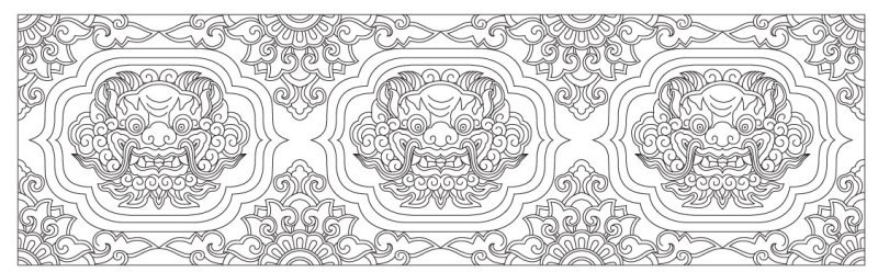 Vietnamese Dragon Pattern Graphic Design Vector 800x248 Vietnamese Dragon Pattern Graphic Design Vector