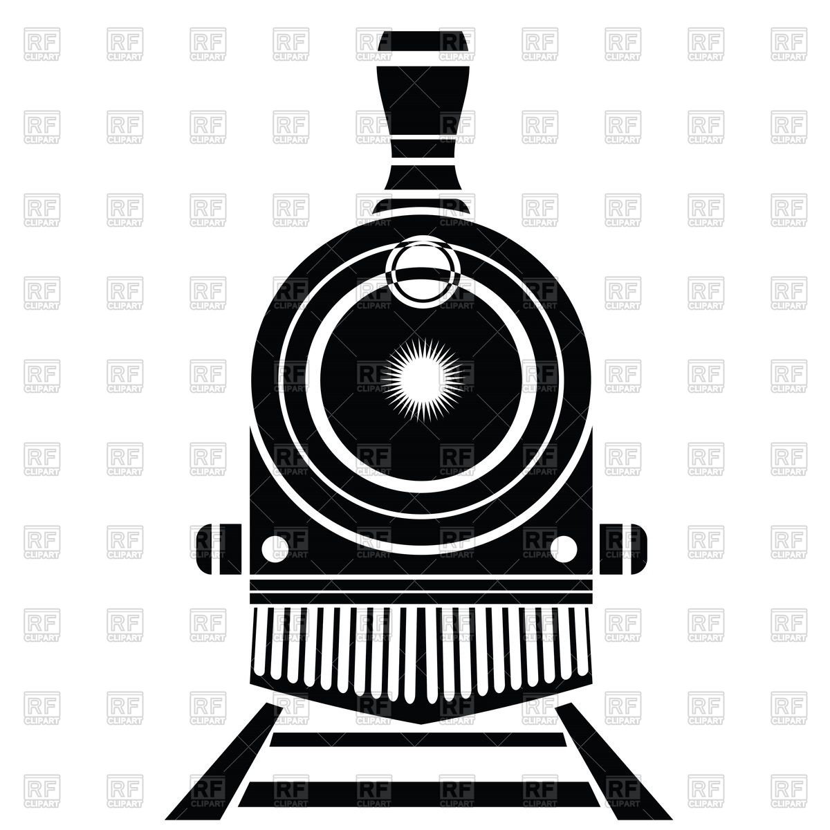 1200x1200 Silhouette Of Old Locomotive On Railroad