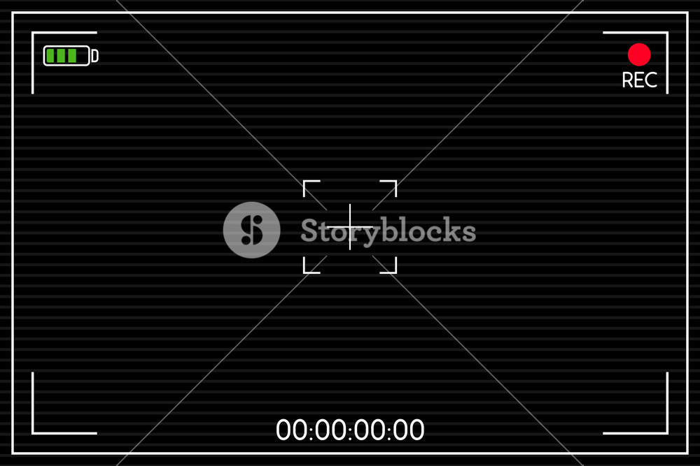 1000x667 Digital Camera Viewfinder Design Element For Poster, Motion