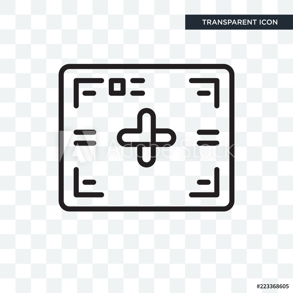 1000x1000 Photo Art Print Viewfinder Vector Icon Isolated On Transparent