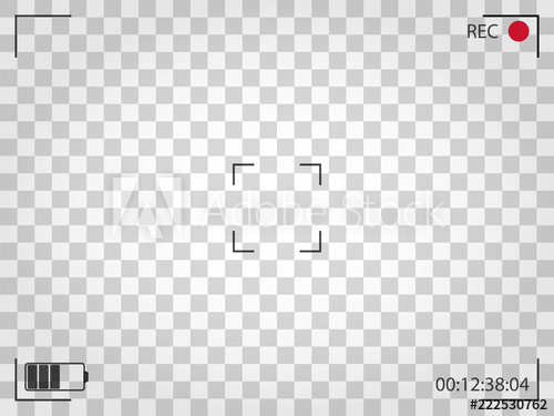 500x375 Samera Viewfinder Vector Illustration