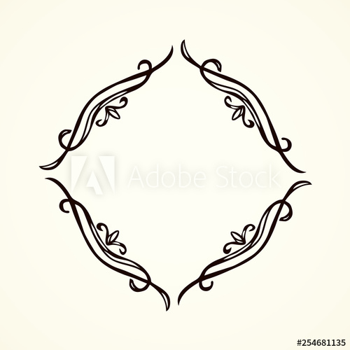 500x500 Vignette Vector Drawing