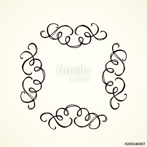 500x500 Vignette Vector Drawing Stock Image And Royalty Free Vector