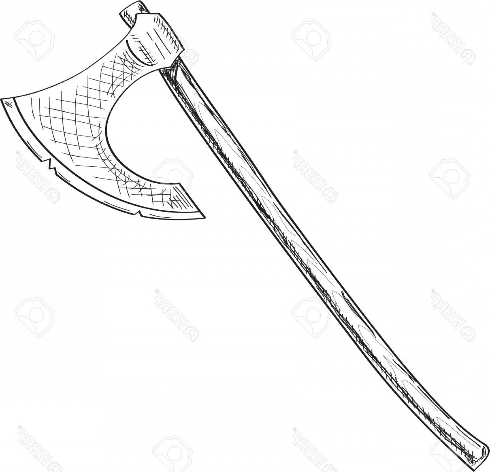 1560x1501 Photostock Vector Viking Axe Isolated On White Cqrecords