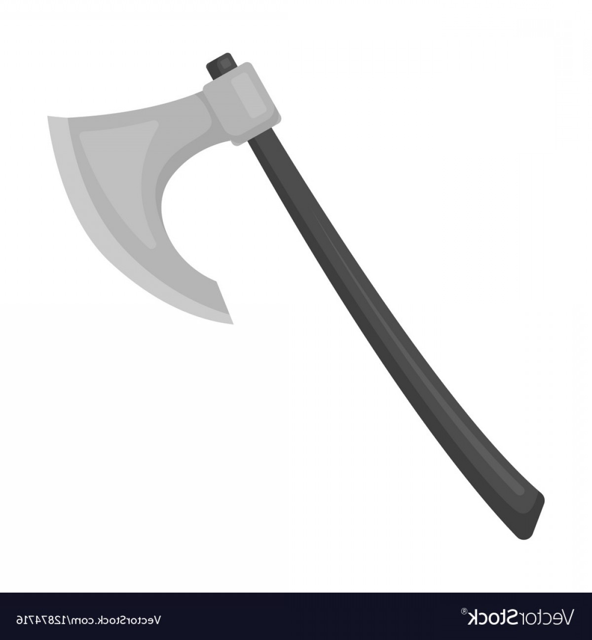 1200x1296 Viking Battle Axe Icon In Monochrome Style Vector Cqrecords