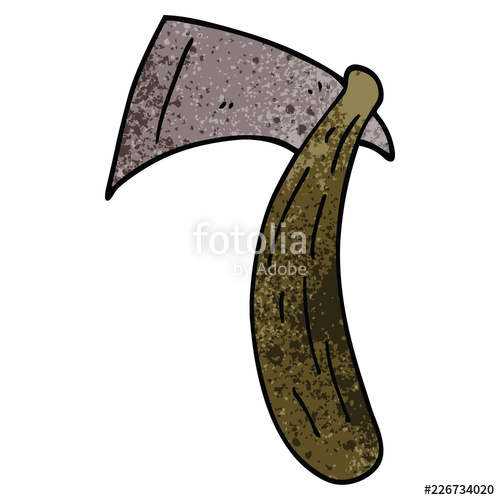 500x500 Cartoon Doodle Viking Axe Stock Image And Royalty Free Vector