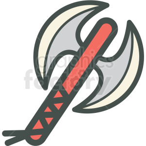 300x300 Viking Axe Vector Icon Clipart Royalty Free Gif, Png