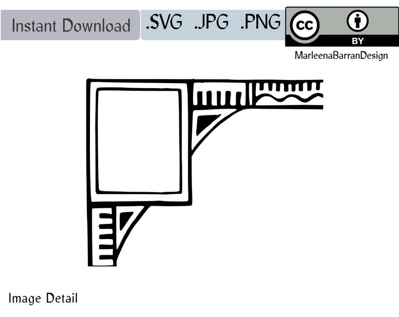 794x630 Finnish Iron Age Viking Age Style Frame Card Border Vector Etsy