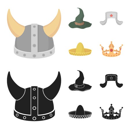 450x450 Sombrero, Hat With Ear Flaps, Helmet Of The Viking Hats Set