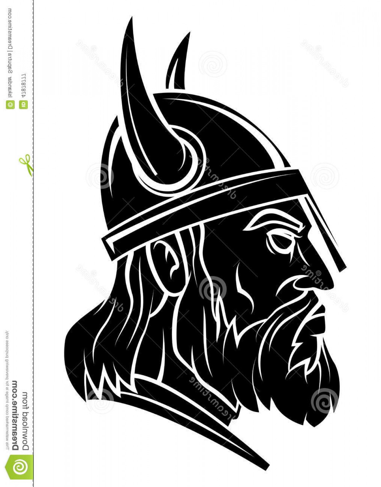 1220x1560 Viking Warrior Vector Catamart