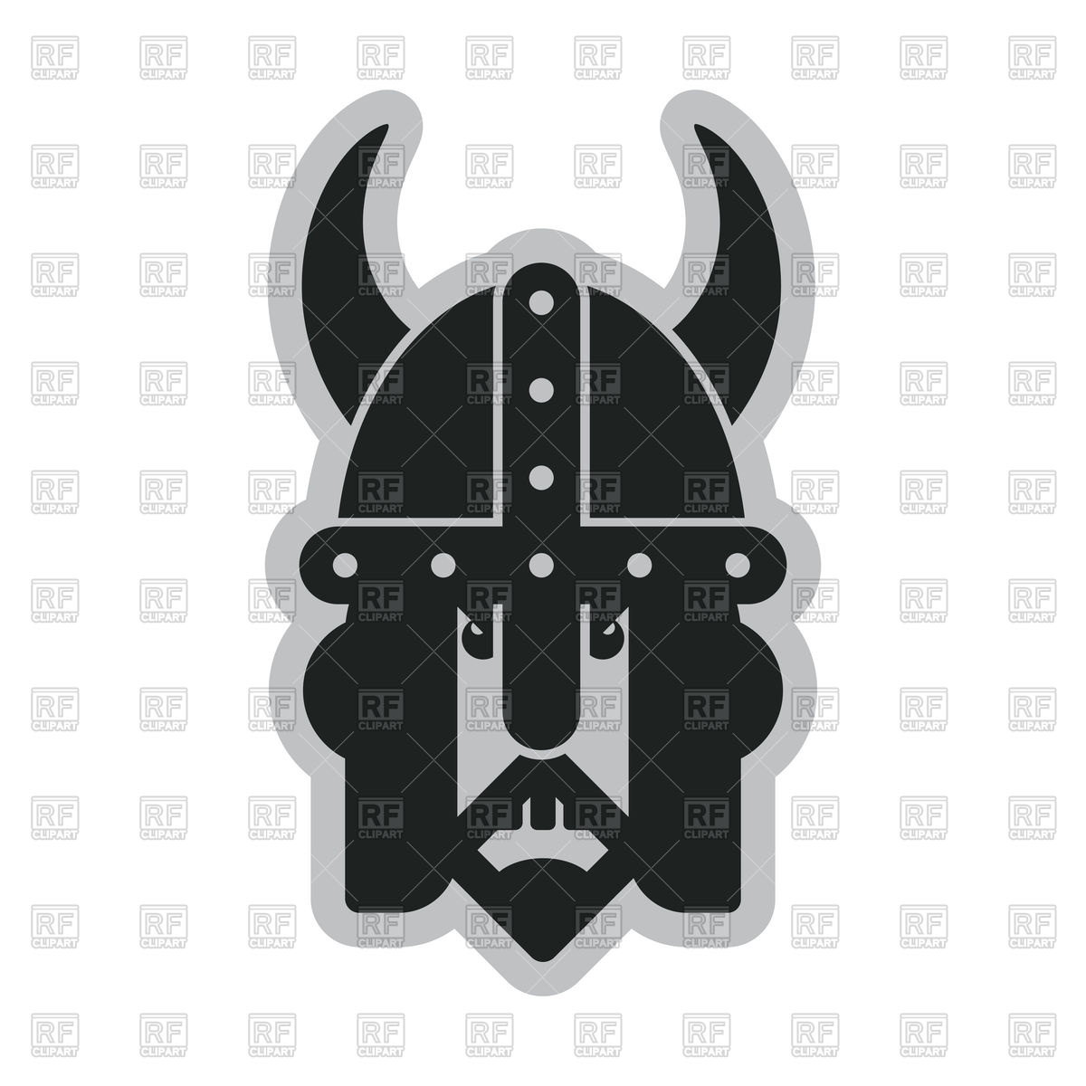 1200x1200 Viking Head With Helmet, Viking Logo Vector Image Of Icons