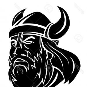 300x300 Photostock Vector Head Of Viking Head Catchsplace