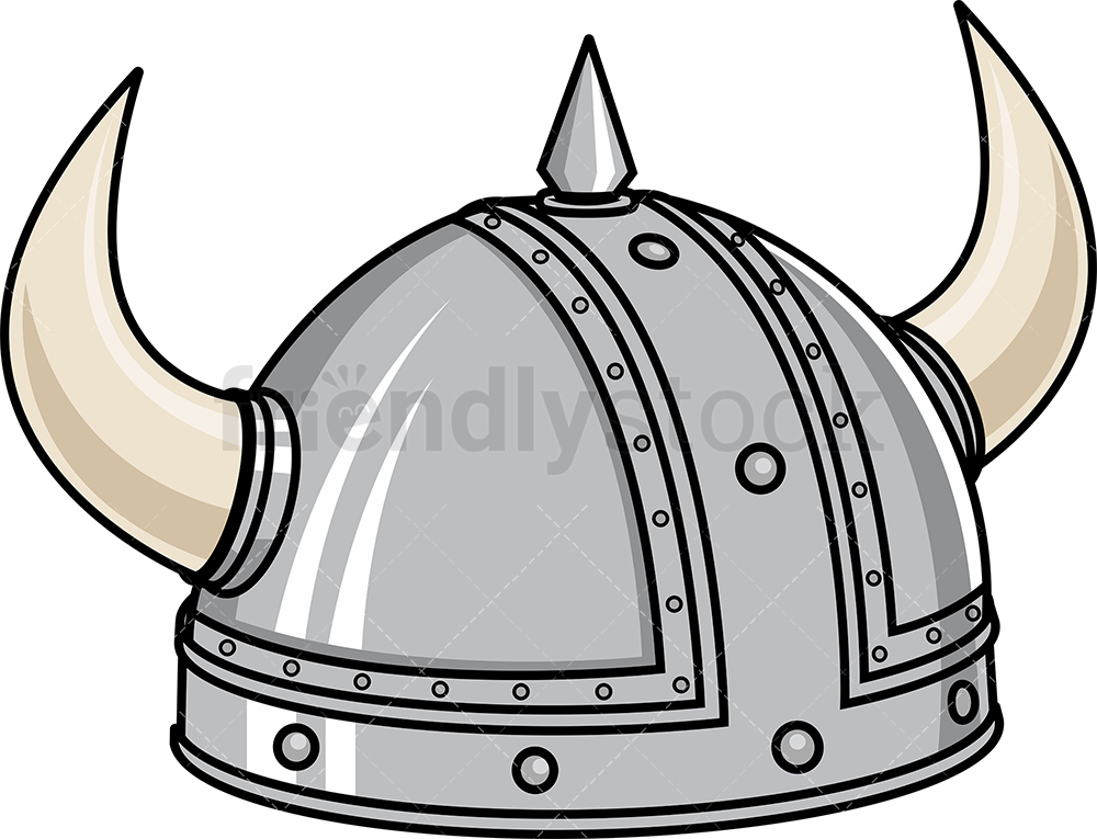 Viking Helmet Cartoon Vector Clipart 1000x765 Viking Helmet Cartoon Vector Clipart