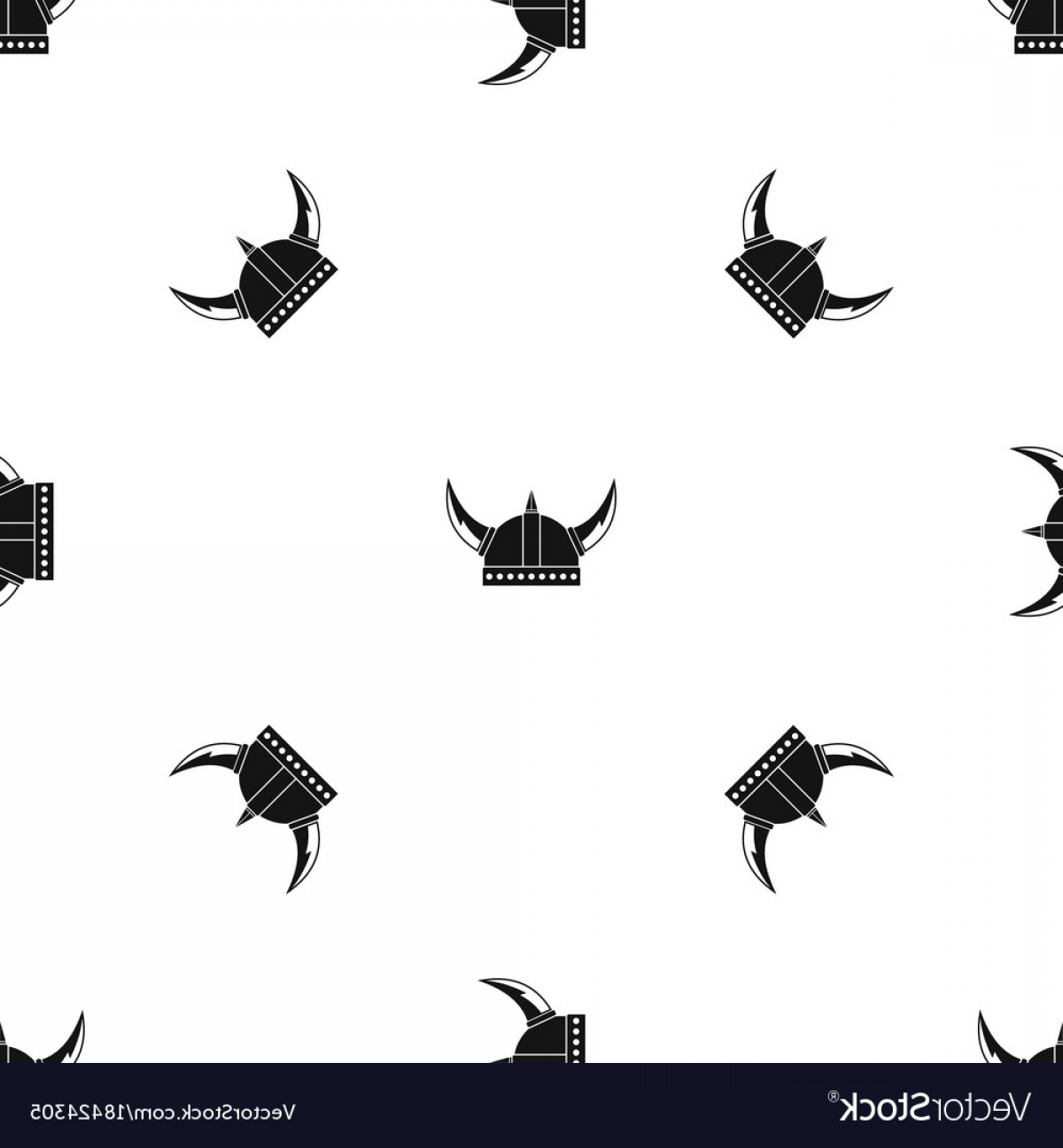 Viking Helmet Pattern Seamless Black Vector Wallkeeper 1200x1296 Viking Helmet Pattern Seamless Black Vector Wallkeeper