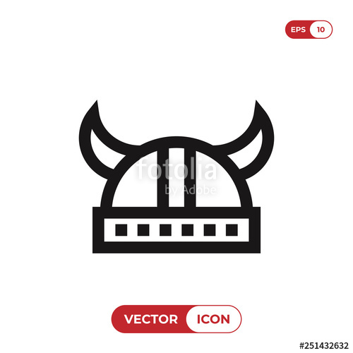Viking Helmet Icon Vector Stock Image And Royalty Free Vector 500x500 Viking Helmet Icon Vector Stock Image And Royalty Free Vector