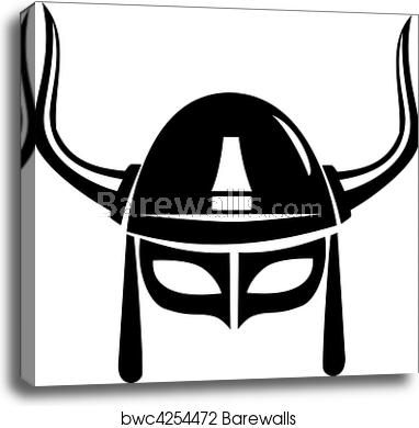 Viking Helmet Vector, Canvas Print Barewalls Posters Prints 382x390 Viking Helmet Vector, Canvas Print Barewalls Posters Prints