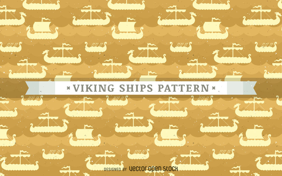 Viking Ships Pattern Background 900x563 Viking Ships Pattern Background