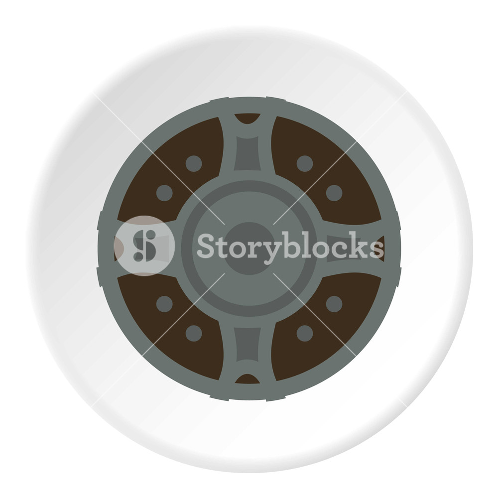 1000x1000 Viking Shield Icon Flat Illustration Of Shield Vector Icon