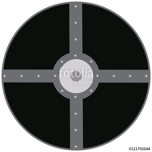 500x500 Viking Shield Vector Stock Image And Royalty Free Vector