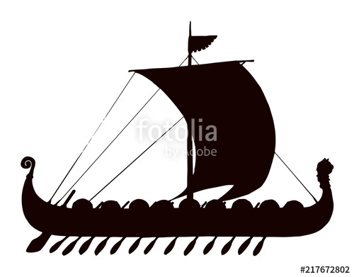 Viking Ship Vector