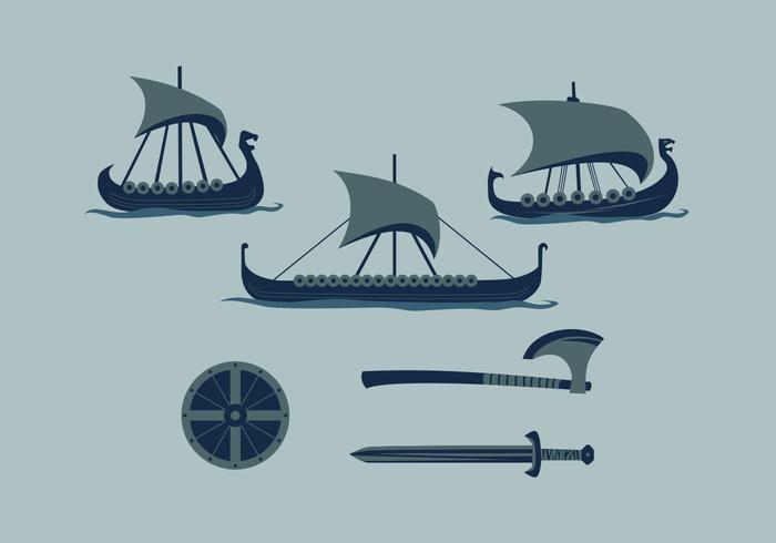 700x490 Viking Ship Free Vector Art