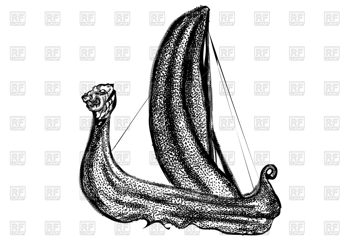 1200x849 Viking Ship Vector Image Of Transportation Arkela