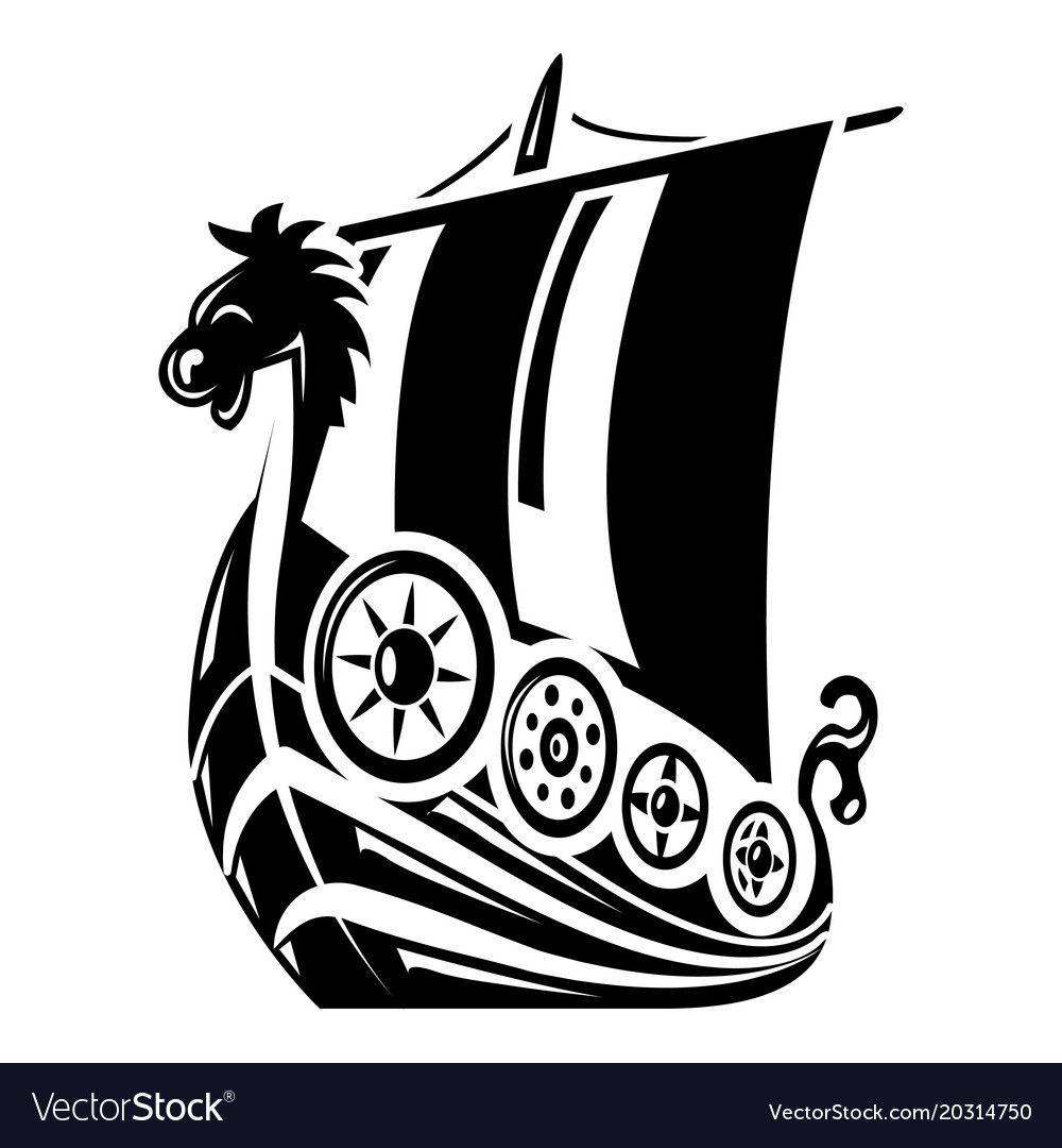 Viking Ship Vector at Vectorified.com | Collection of Viking Ship ...