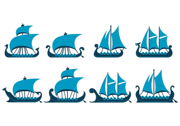 700x490 Vector Of Viking Ship