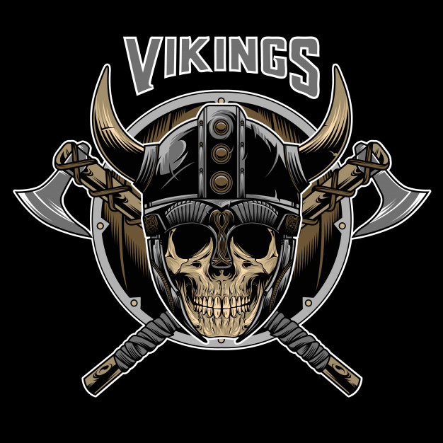 Viking Skull Vector at Vectorified.com | Collection of Viking Skull ...