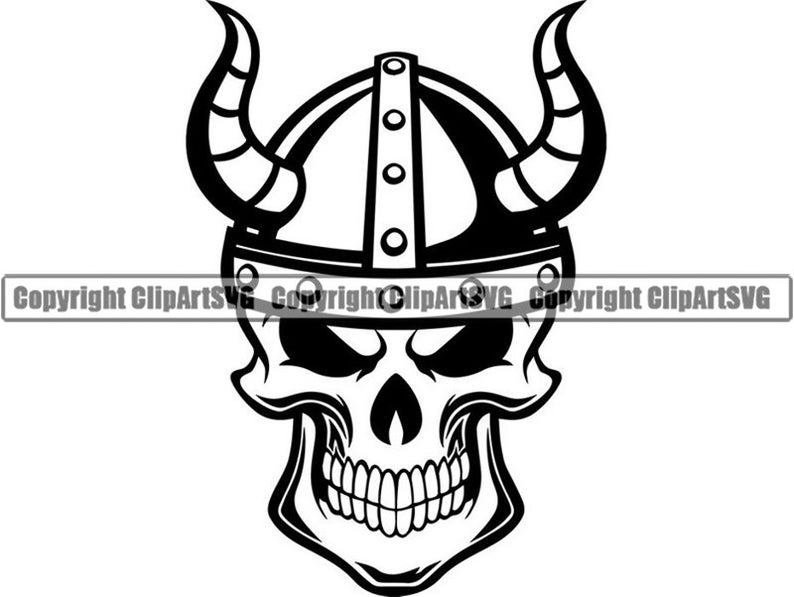 794x597 Viking Skull Beard Helmet Horns Norway Sea Sailing Warrior Etsy
