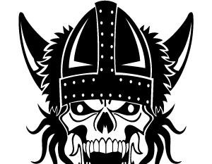 300x233 Viking Skull Free Vector Free Vectors Ui Download
