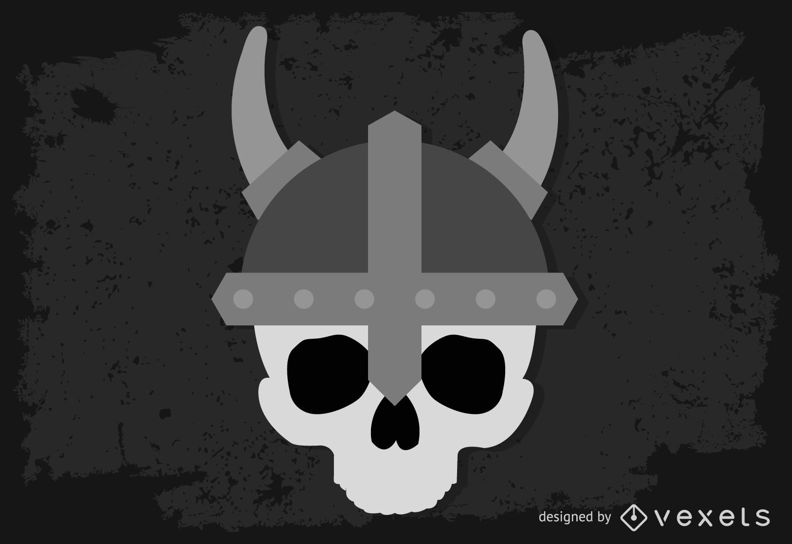 1601x1100 Viking Skull Vector