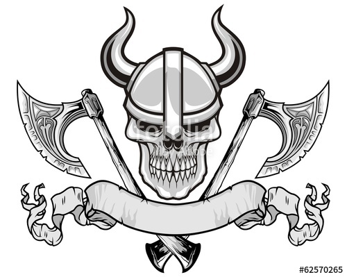 500x399 Viking Skull Stock Image And Royalty Free Vector On Fotolia