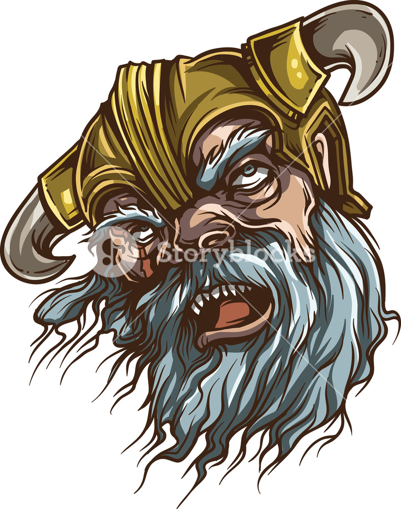 788x1000 Viking Vector Element Royalty Free Stock Image