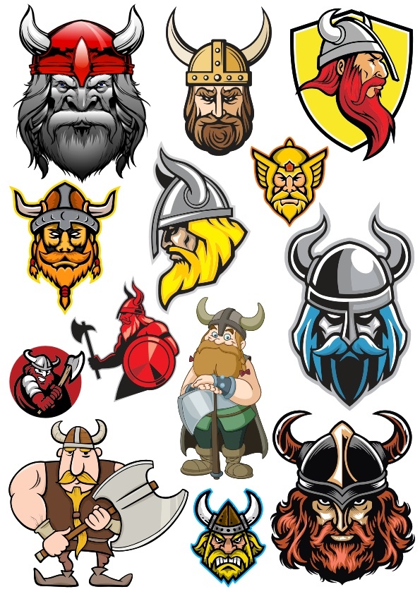 595x842 Viking Vector Set Free Vector Download In Cdr