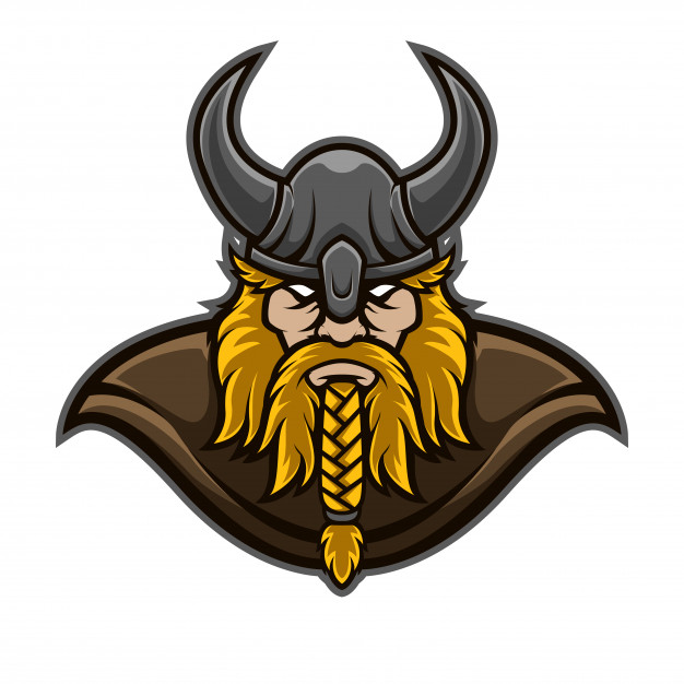 626x626 Mascot Logo Viking Vector Premium Download