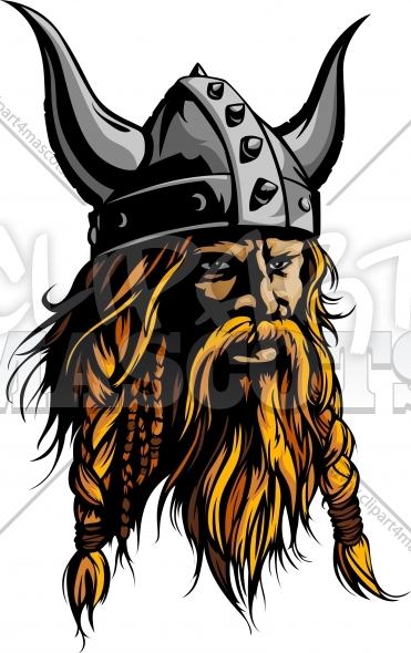 371x590 Viking Mascot Clipart Vector Graphic