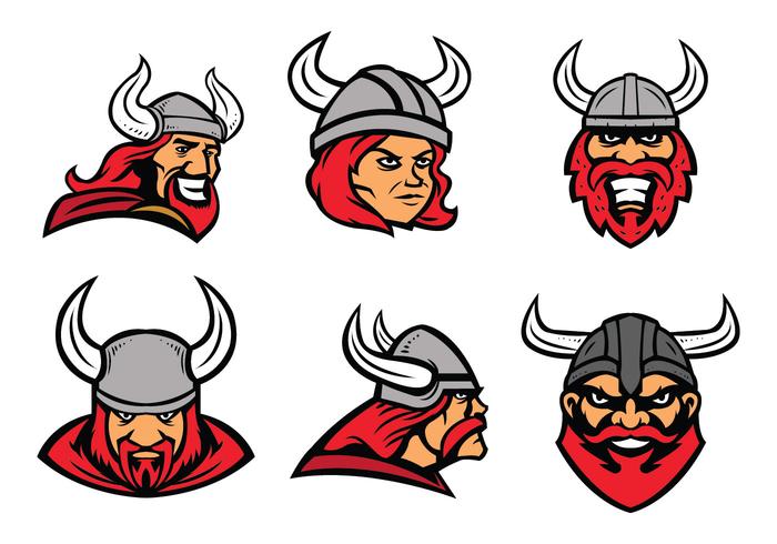 700x490 Free Viking Mascot Vector