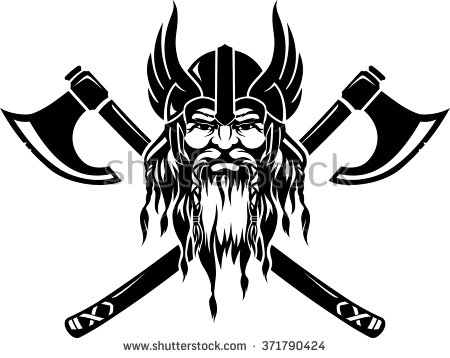 450x358 Viking Clipart Black And White