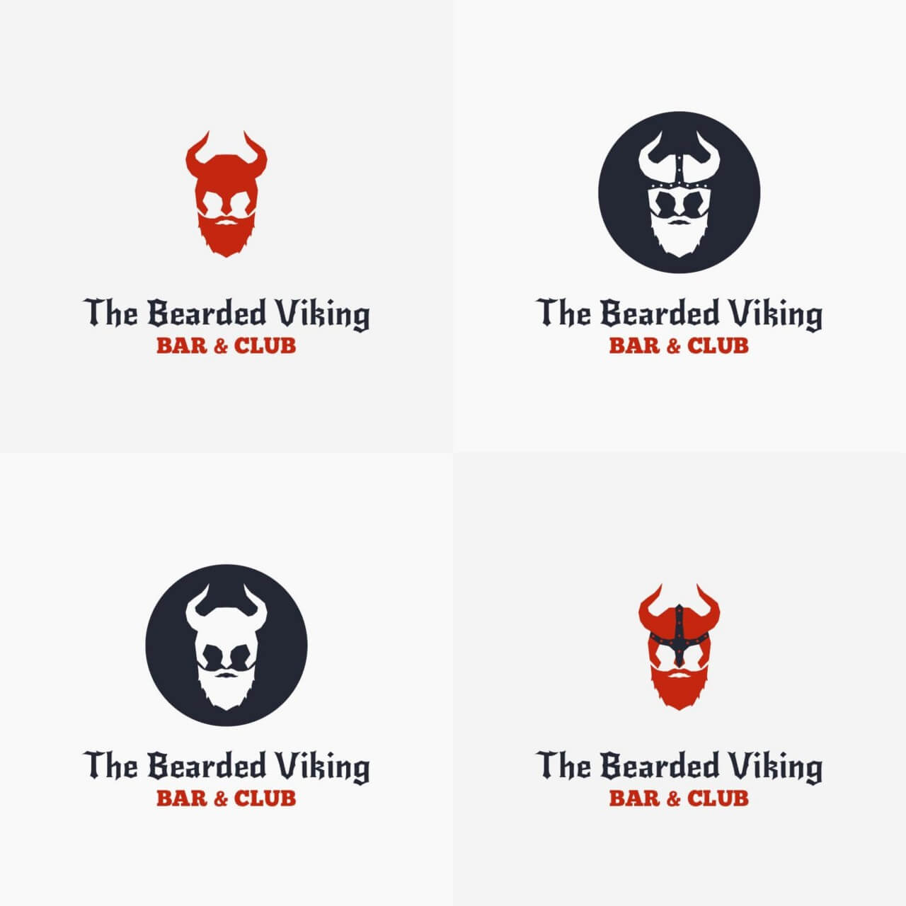 1280x1280 Free Vector The Bearded Viking Vector Logo