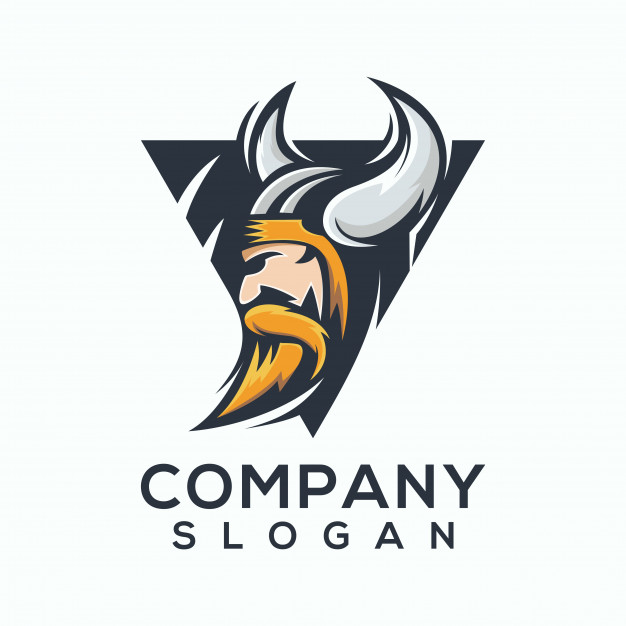 626x626 Viking Logo Vector Vector Premium Download