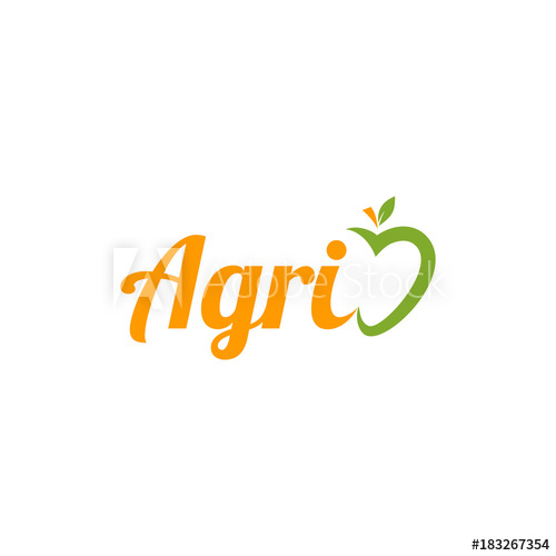 500x500 Fresh Agriculture Farm Village With Apple Fruit Logo Vector