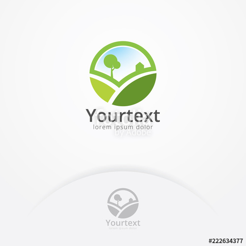 500x500 Farm Logo, Logo Of Agriculture And Plantations Icon Or Symbol